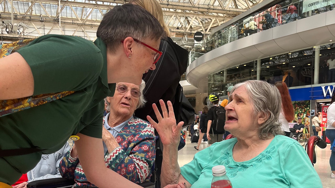 Older attendees at IMM's Talking Generations launch event