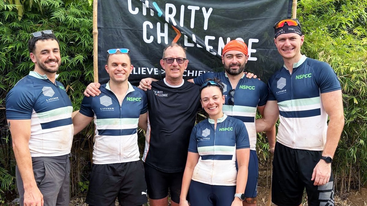 The Latimer team fundraising for the NSPCC