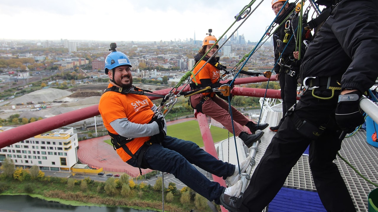 Clarion staff at outdoor activity